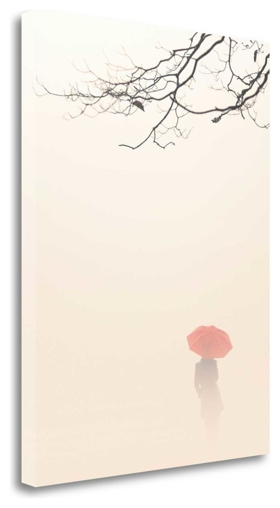 "In Autumn Fog" By Nicholas Bell, Giclee Print on Gallery Wrap Canvas