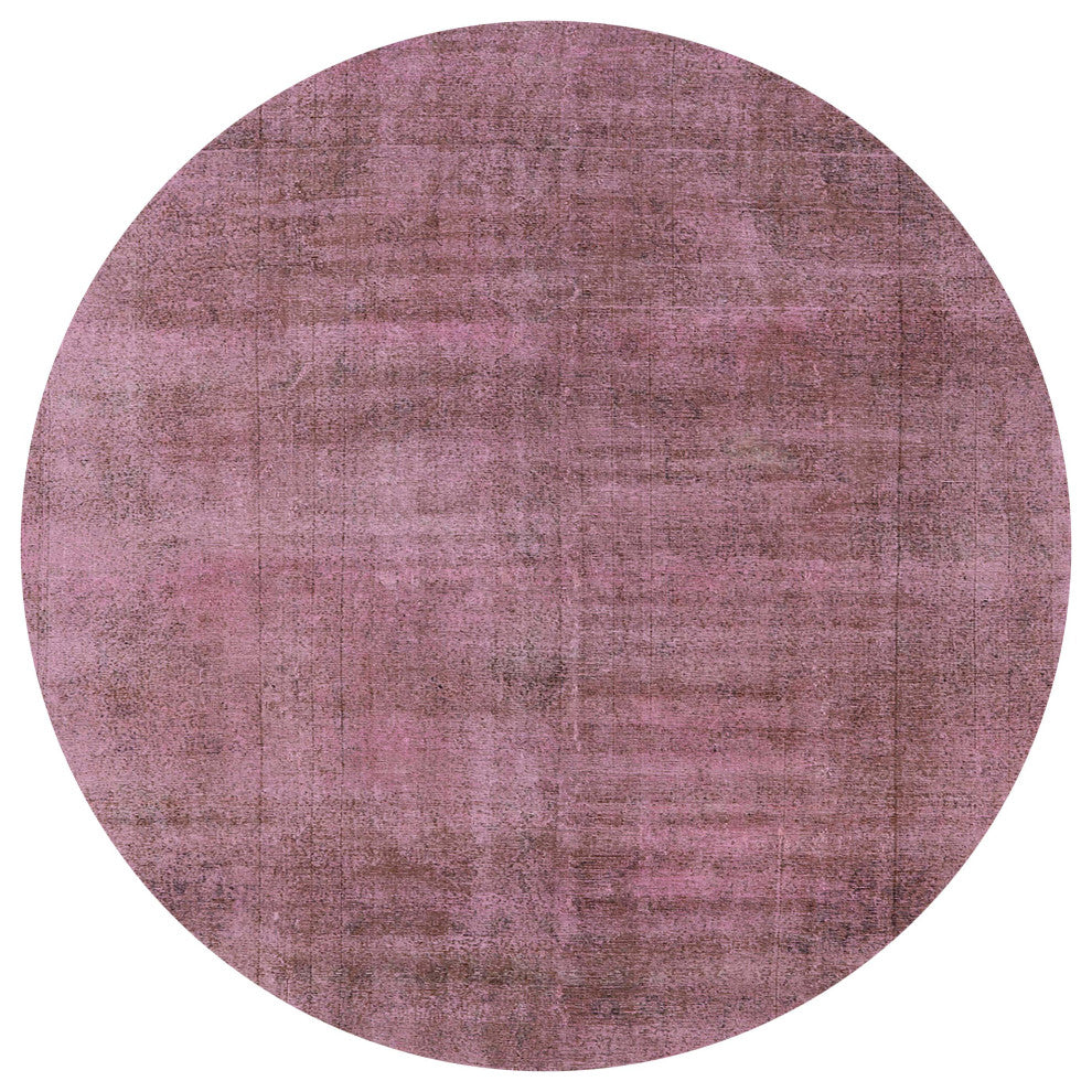 Ahgly Company Indoor Round Mid-Century Modern Area Rugs, 7' Round