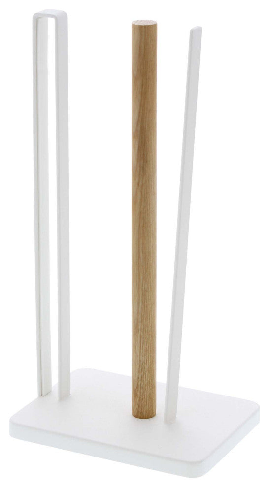 Tosca One-Handed-Tear Paper Towel Holder, White