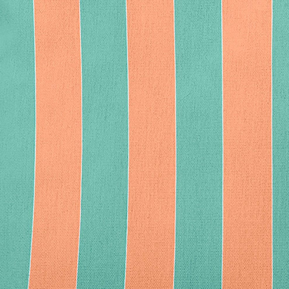 Stripes Decorative Throw Pillow, Orange, 14"x20"