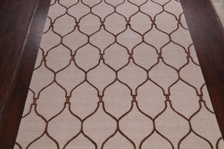 Trellis Contemporary Oriental Area Rug Hand-tufted Wool Carpet 9x12