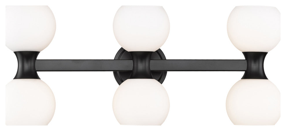 Z-LITE 6-Light Vanity, Matte Black