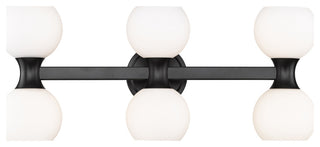 Z-LITE 6-Light Vanity, Matte Black