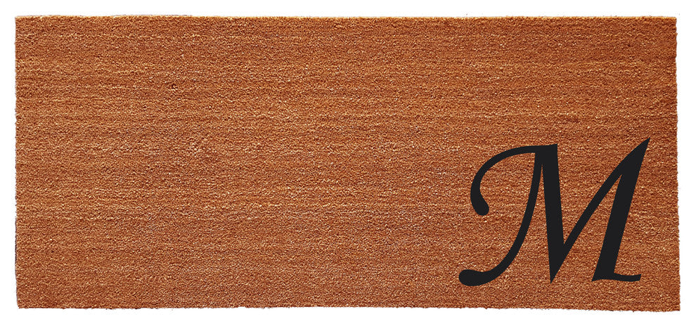 Urban Chic Monogram Doormat 2'x4', Letter M