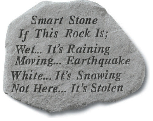"Smart Stone" Garden Stone