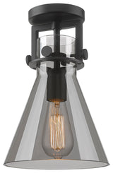 Innovations Newton Cone 1 8" Flush Mount Matte Black