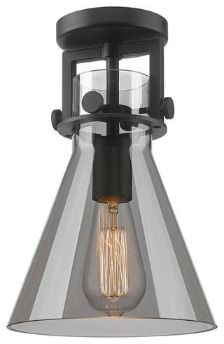 Innovations Newton Cone 1 8" Flush Mount Matte Black