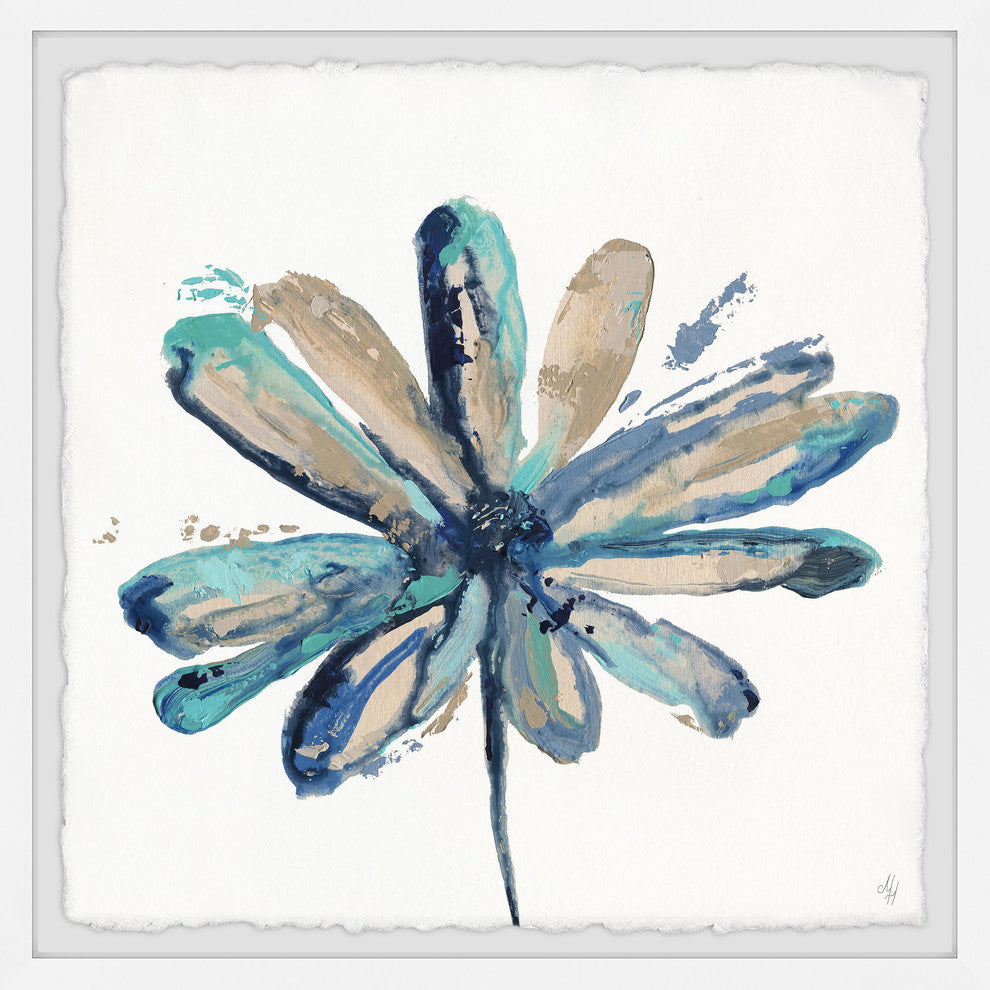 "Wild Daisy" Framed Painting Print, 12"x12"
