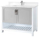 Florin Collection 42" Bathroom Vanity With Sink, Mirror, Countertop, Gray