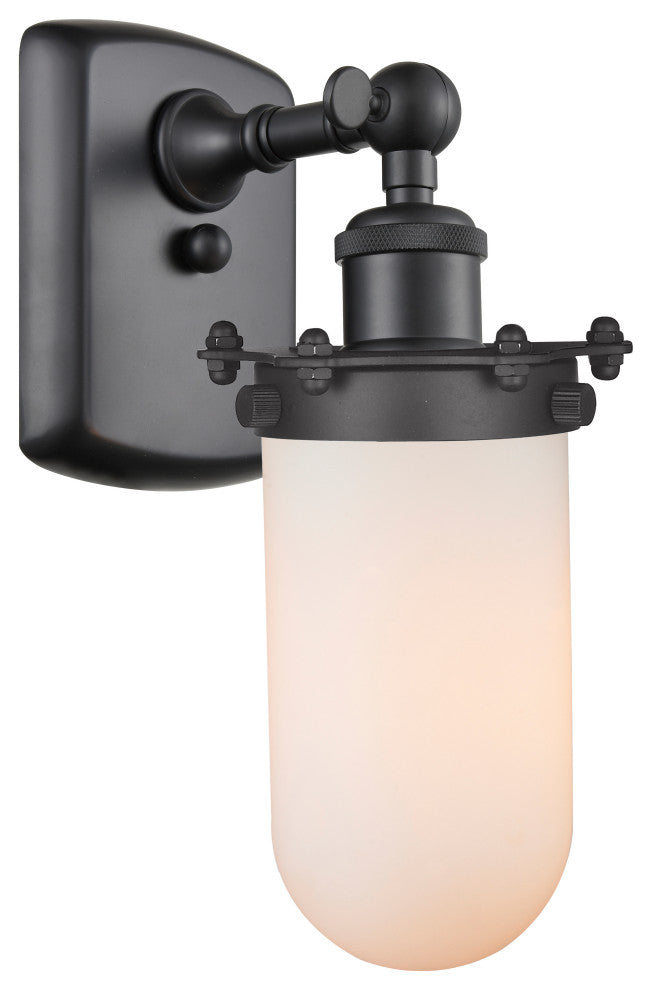 INNOVATIONS LIGHTING 516-1W-BK-CE231-W-LED Kingsbury 1 Light Sconce