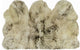 3' X 5' Brown Ombre Natural Sheepskin Area Rug