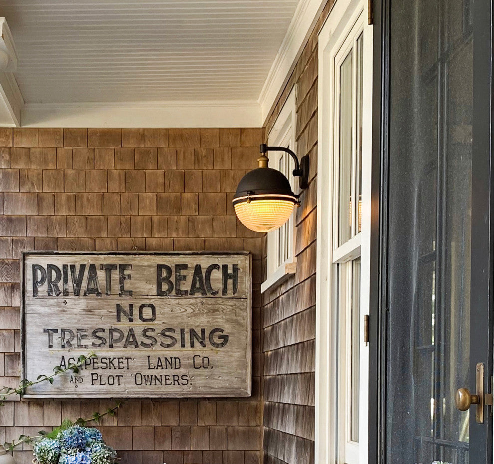 Maxim 10182 Portside 1 Light 11" Tall Outdoor Wall Sconce - Oil Rubbed Bronze /