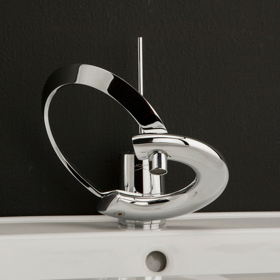Lacava Embrace Collection Deck-Mount Single-Hole Faucet, Polished Chrome
