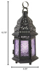 Purple Moroccan Style Lantern