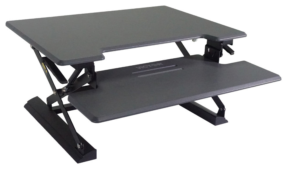 Height Adjustable Standing Desk, Gray, Gray