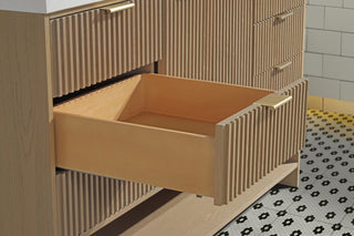 Ari Kitchen and Bath San Diego Bath Vanity, Oak, 60", Freestanding