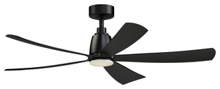 Fanimation Kute5 52" Ceiling fan With LED Light, Black