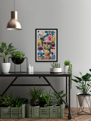 "I Need a Vacation" Framed Painting Print, 12x18