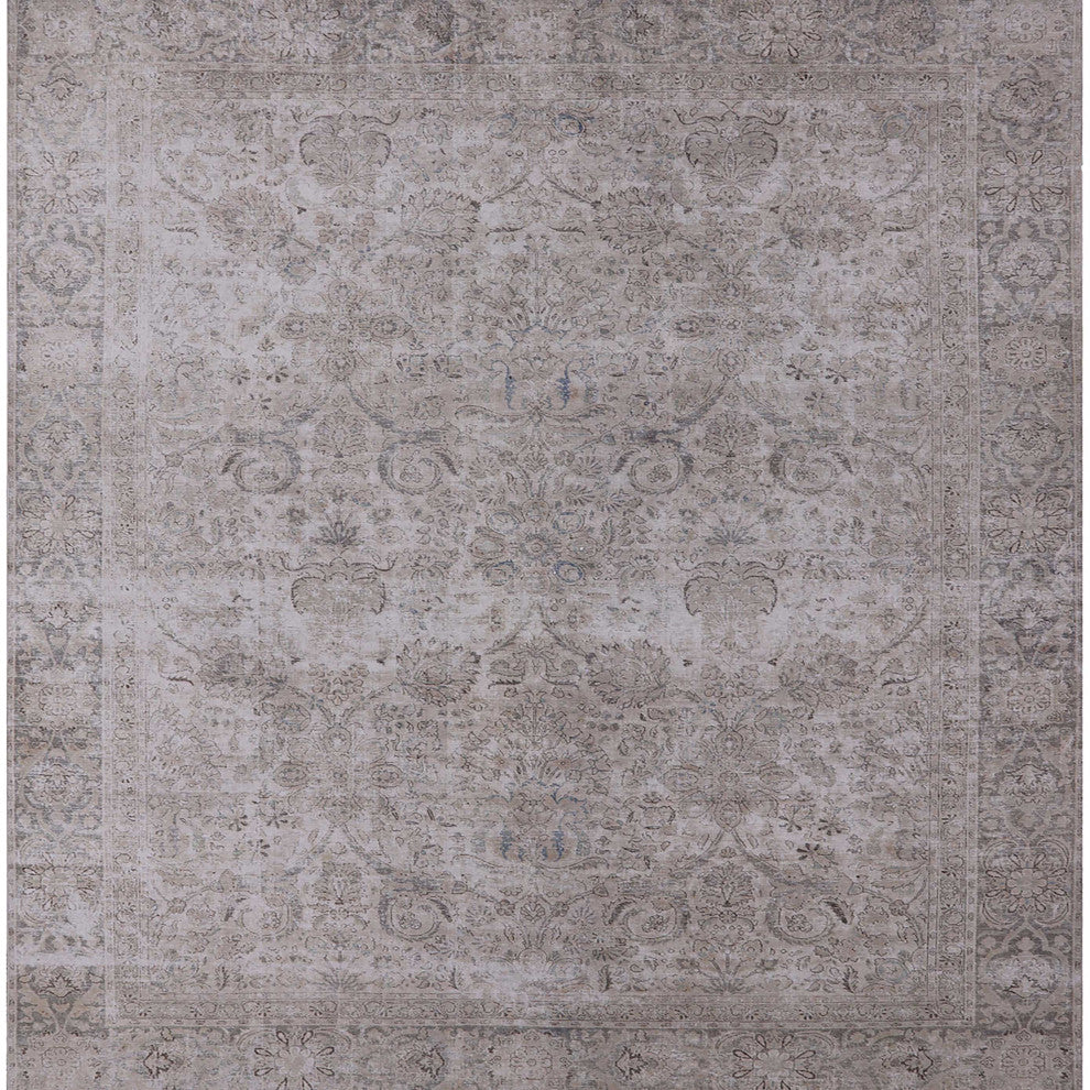 Ahgly Company Indoor Square Mid-Century Modern Area Rugs, 4' Square