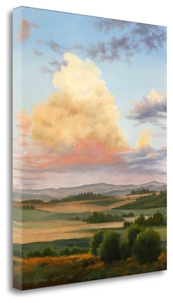 "Thunderhead In Valley" By Julie Peterson, Giclee Print on Gallery Wrap Canvas