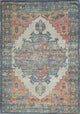 HomeRoots 5' x 7' Multicolor Vintage Medallion Jute Area Rug