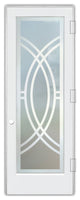Interior Prehung Door or Interior Slab Door - Demi Circle - Primed - 30" x...