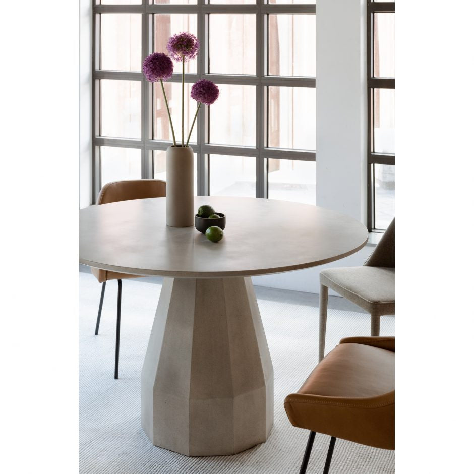 First of A Kind Templo Outdoor Dining Table Antique White