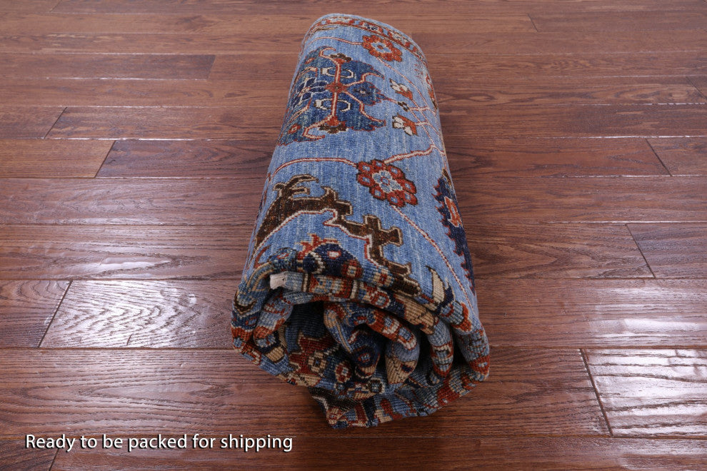 Persian Fine Serapi Hand-Knotted Wool Rug 4' 10" X 6' 4" - Q12905