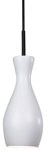 Amphora Mini Pendant, Satin White
