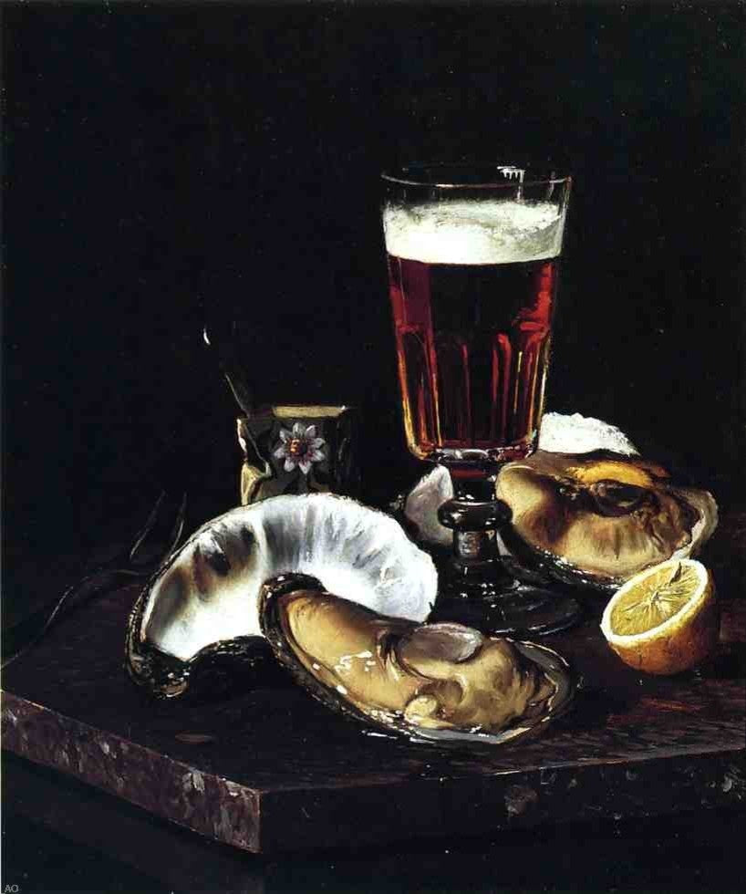 Andrew H. Way Still Life With Beer and Oysters Wall Decal