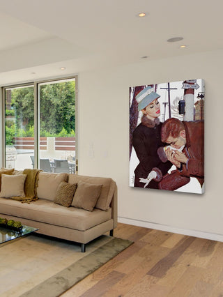 "Love Wasn't Enough" Painting Print on Wrapped Canvas