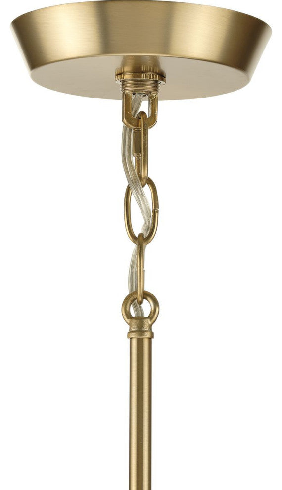 Trimble Collection Four-Light Brushed Bronze Chandelier