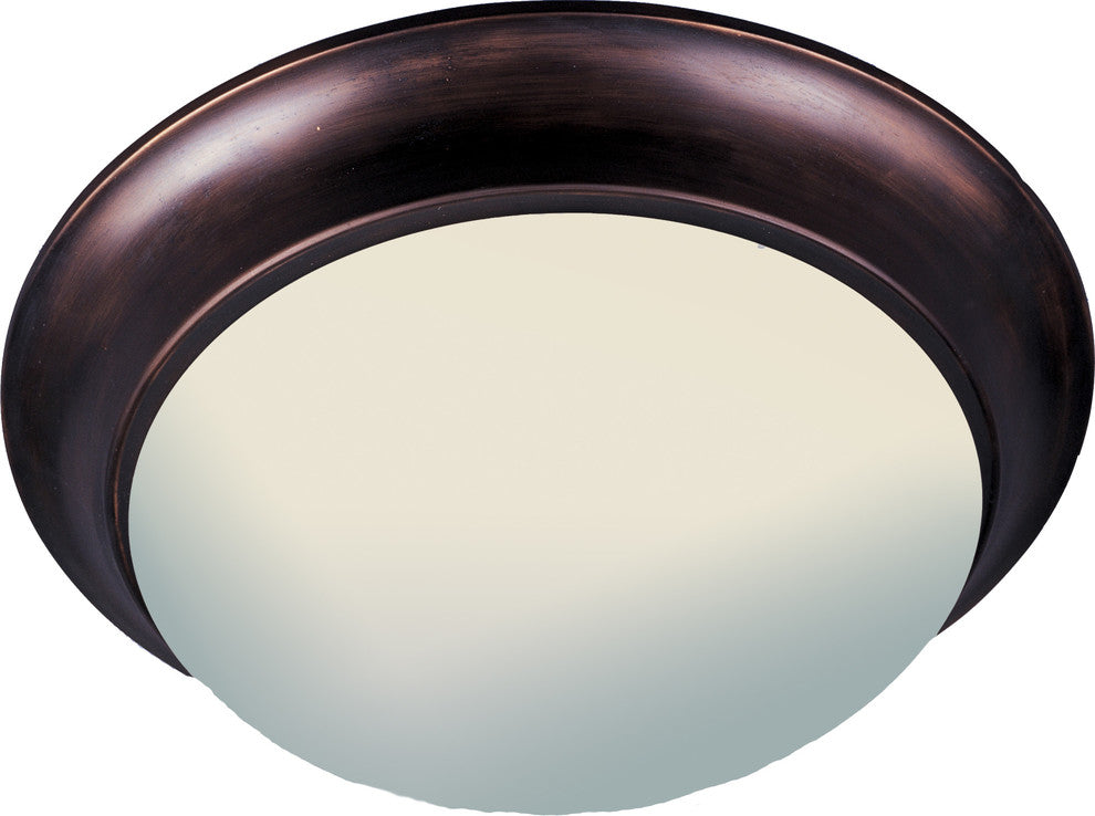 Maxim 5852 Essentials 16"W 3 Light Ceiling Light - Oil Rubbed Bronze / Frosted
