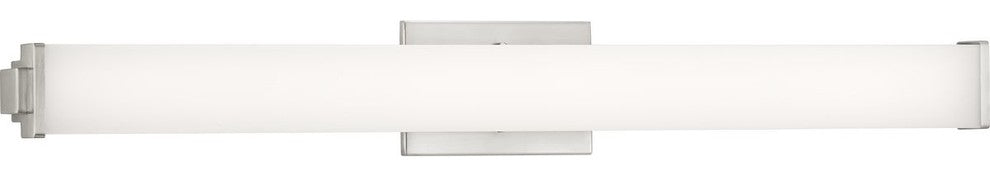 Phase 2.1 LED Collection 36" Brushed Nickel White Shade Modern Bath Vanity Light