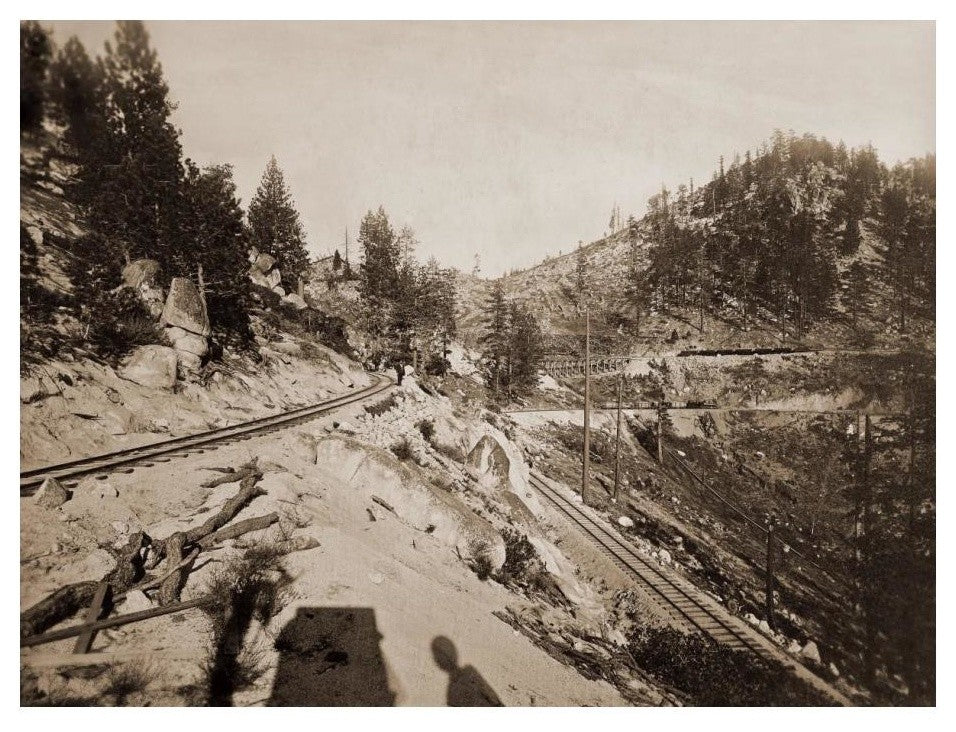 "View on Lake Tahoe, California, 1877" Paper Print by Carleton Watkins, 24"x19"