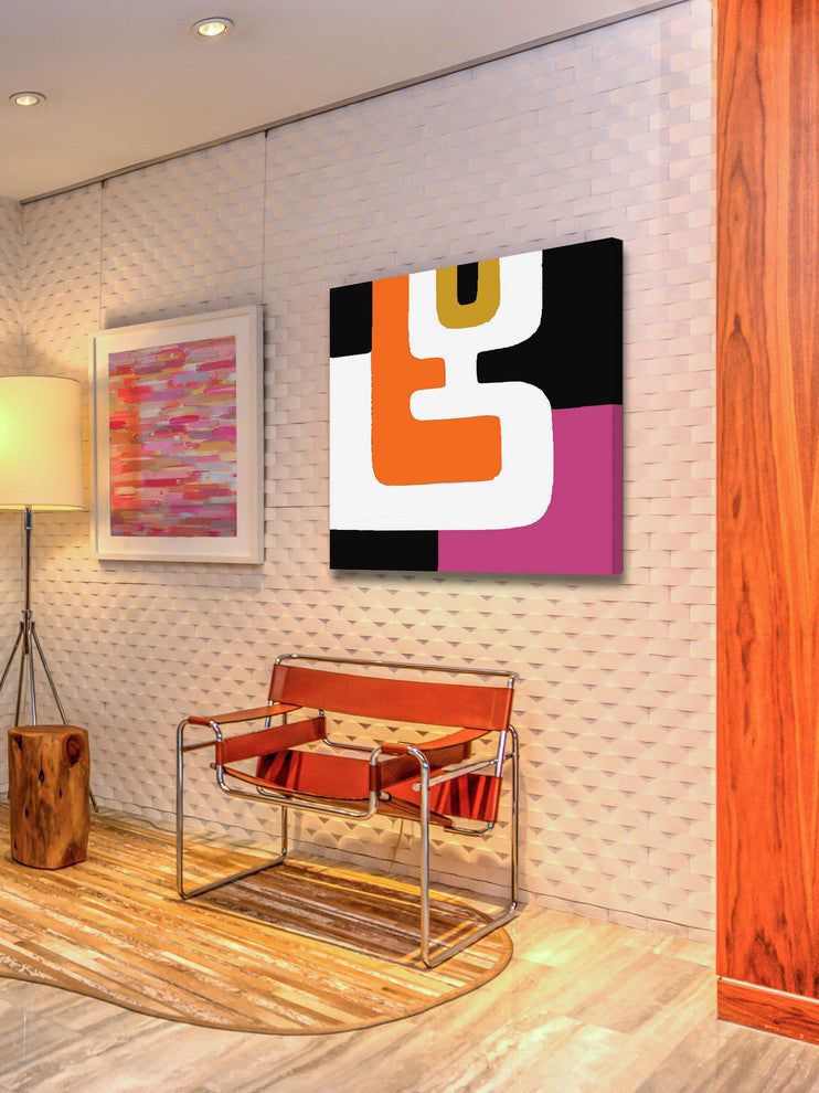 "Textured" Painting Print on Canvas by Irena Orlov