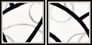 Busy Interstate Diptych, Set of 2, 24x24 Panels