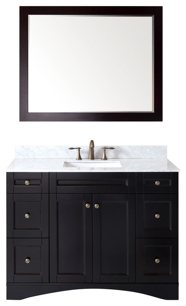 Elise 48" Single Bathroom Vanity Set, Espresso