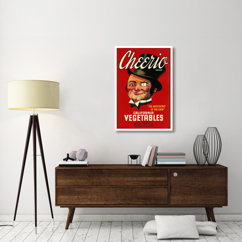 "Cheerio Brand California Vegetables" Digital Paper Print by Retrolabel, 29"x42"