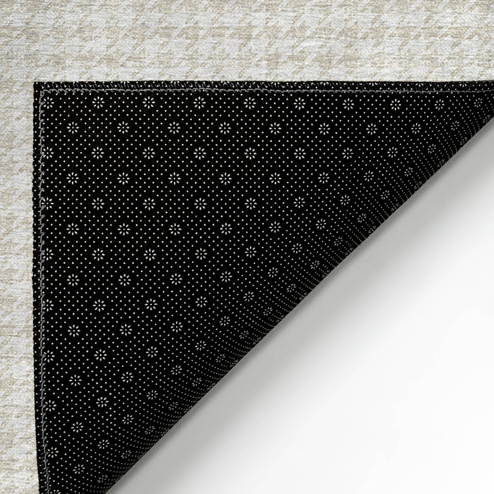 Indoor/Outdoor Hinton HN1 Linen Machine Washable 10' x 10' Rug