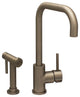 Jem Collection Single Hole, Single Lever Handle Faucet, Brushed Nickel
