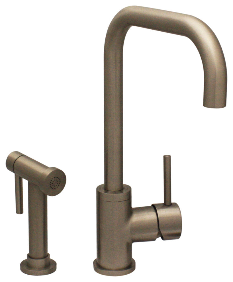 Jem Collection Single Hole, Single Lever Handle Faucet, Brushed Nickel