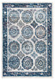 Transitional Distressed Vintage Floral Moroccan Trellis 8x10 Area Rug