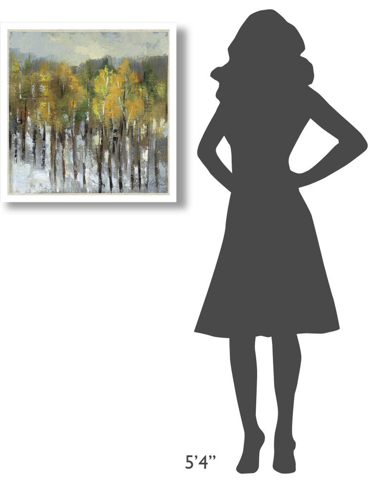 "January Landscape" Digital Paper Print by Silvia Vassileva, 26"x26"
