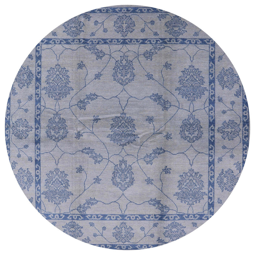 Ahgly Company Indoor Round Mid-Century Modern Area Rugs, 4' Round
