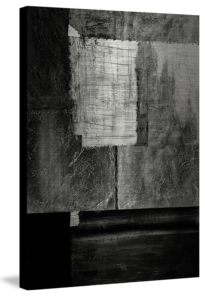 "Instant Sunset of Sorrow" Painting Print on Brushed Aluminum