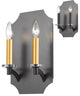 Zander 2 Light Wall Sconce, Bronze