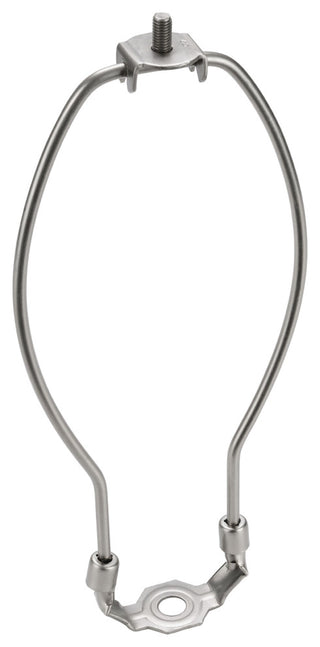 Aspen Creative 20002-2 8.5" Lamp Harp With Saddle, Satin Nickel