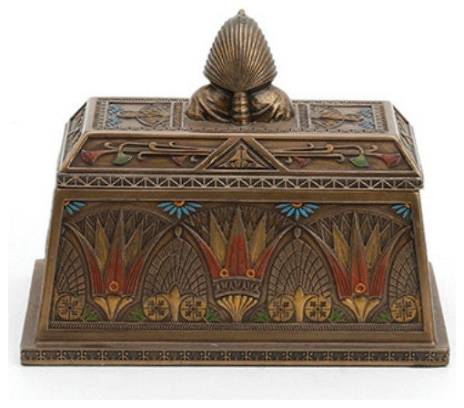 Art Deco Egyptian Pharaoh Bust Trinket Box