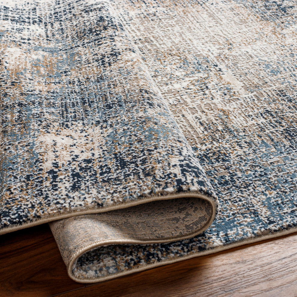Allegro plus AGP-2306 Blue Multi Machine Woven 7'10" x 10'3" Rug